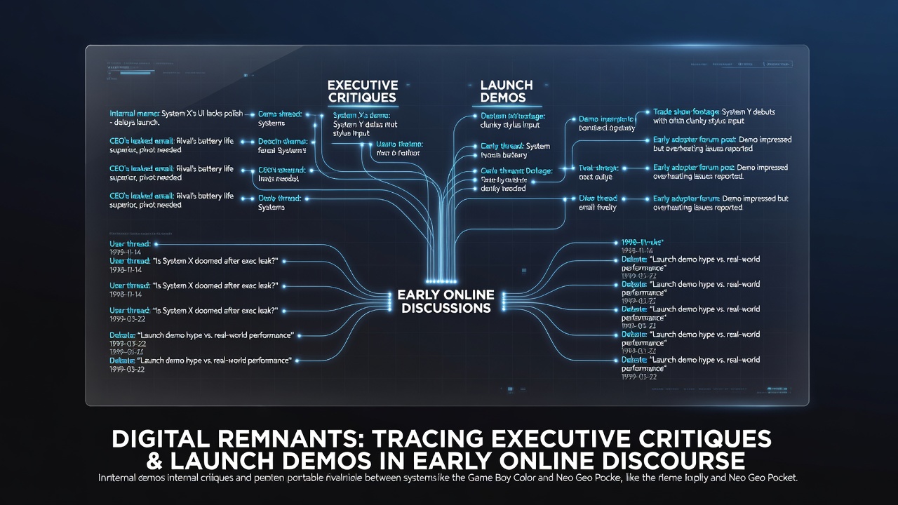 Archival screenshots showing forum threads from 2011 comparing PS Vita and Nintendo 3DS discussions sparked by executive remarks and early gameplay footage