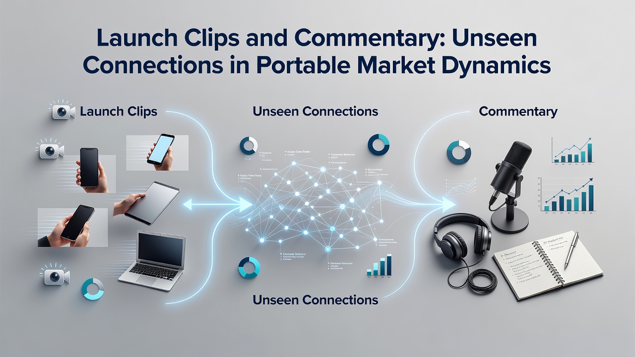 Launch clips showcasing portable gaming devices in action during recent market events