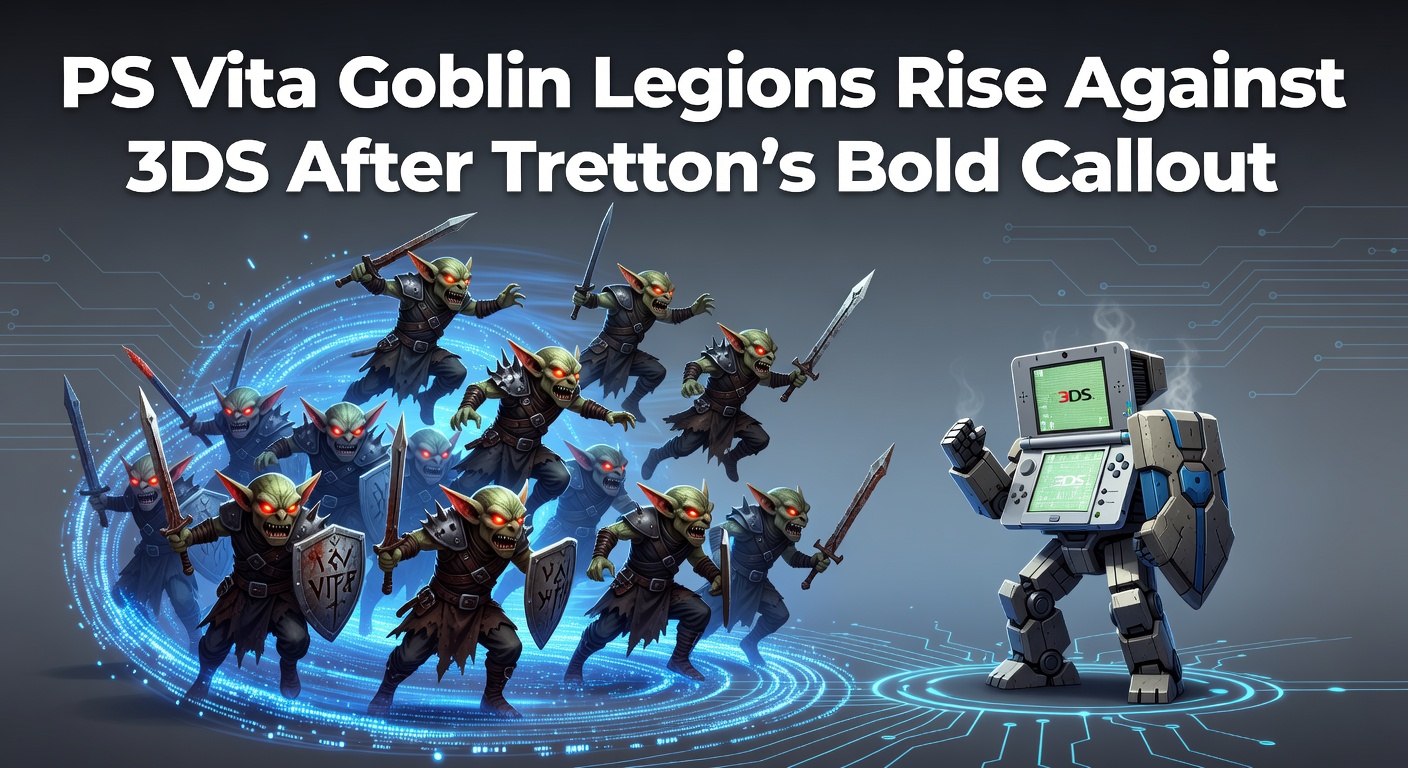 Vibrant screenshot of goblin legions clashing in PS Vita gameplay, symbolizing the renewed handheld rivalry against Nintendo 3DS
