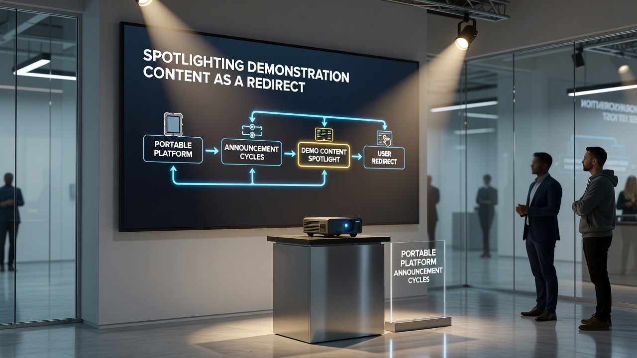 Mid-cycle analysis of demonstration videos influencing portable platform discussions in gaming media
